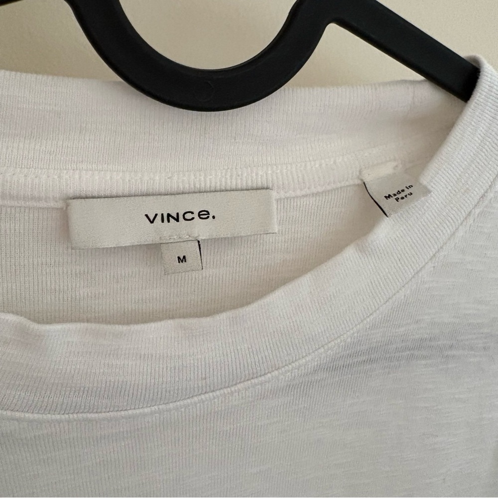 Vince Cotton Blend Tee - Picture 4 of 6